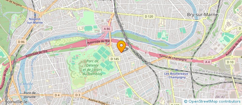 localisation de l'entreprise MADAME YUSRA EL RHANBOUJI  CHAMPIGNY-SUR-MARNE