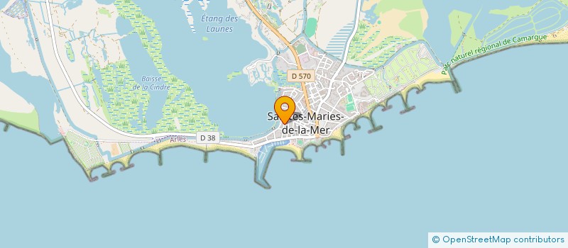 localisation de l'entreprise MADAME YUSSETH MARTINEZ COLINA à SAINTES-MARIES-DE-LA-MER
