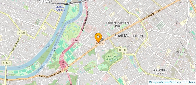 localisation de l'entreprise MADAME YUTING WANG à RUEIL-MALMAISON