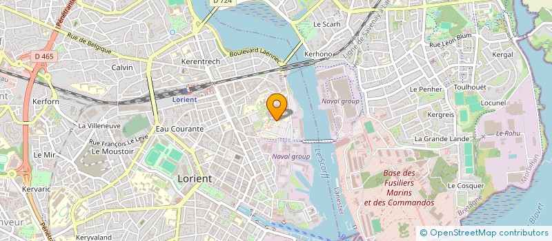 localisation de l'entreprise MADAME YUXIA MENG  LORIENT