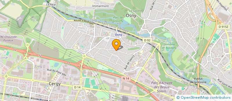 localisation de l'entreprise MADAME YUXIN LI  OSNY