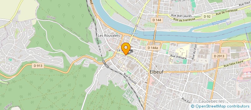 localisation de l'entreprise MADAME YUXIN LIN  ELBEUF