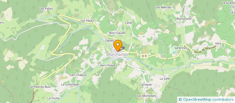localisation de l'entreprise MADAME YVA DUTHEL à LANTIGNIE