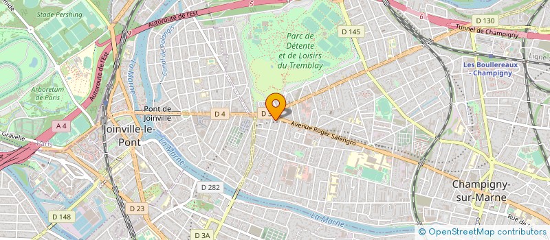 localisation de l'entreprise MADAME YVA LIU à CHAMPIGNY-SUR-MARNE