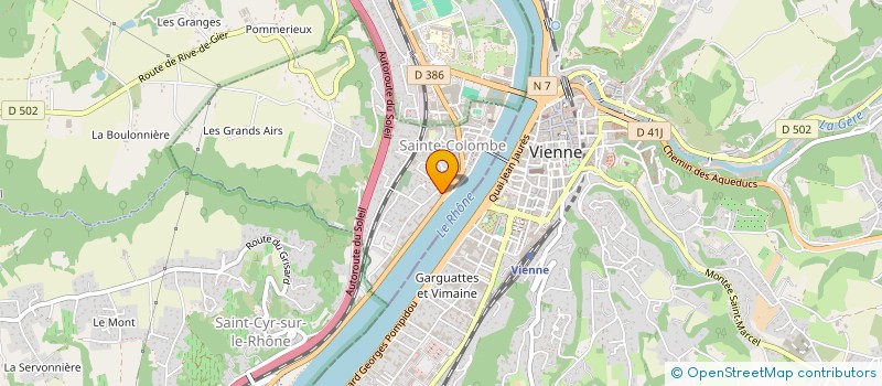 localisation de l'entreprise MADAME YVAN REALE  SAINTE-COLOMBE