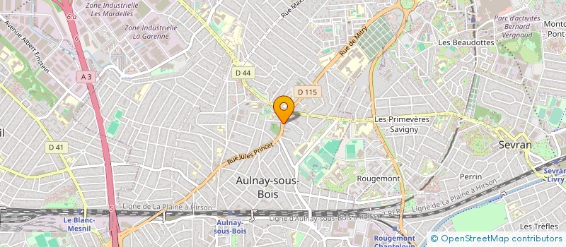 localisation de l'entreprise MADAME YVANA ABON à AULNAY-SOUS-BOIS
