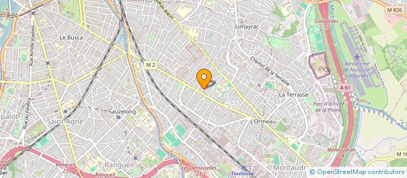 localisation de l'entreprise MADAME YVANA BARGAS  TOULOUSE