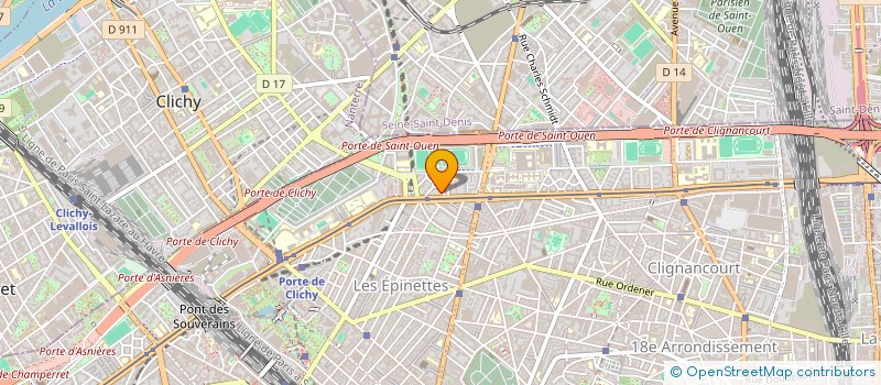 localisation de l'entreprise MADAME YVANA DJAYOU  PARIS