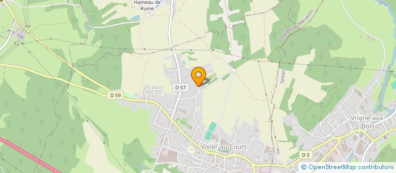 localisation de l'entreprise MADAME YVANA MORLET  VIVIER-AU-COURT