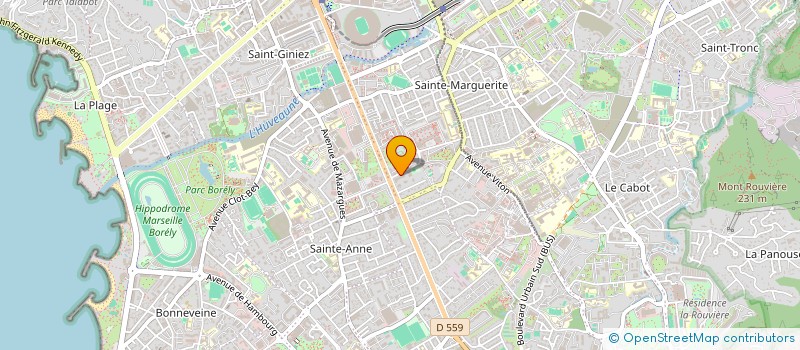localisation de l'entreprise MADAME YVANE BRUNEU à MARSEILLE