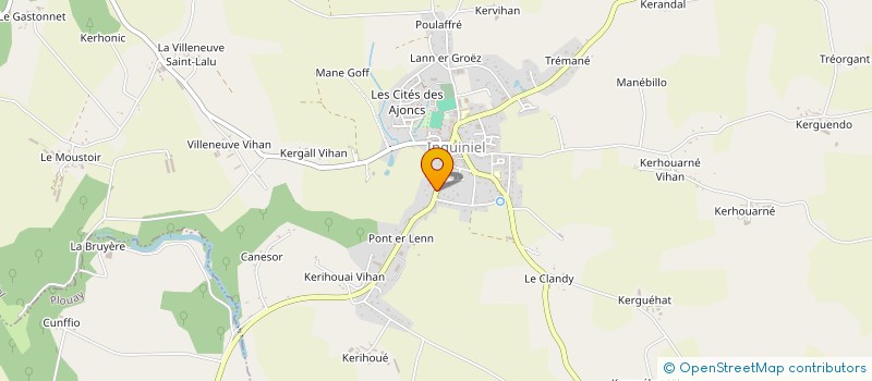 localisation de l'entreprise MADAME YVANE LE BELLOUR  INGUINIEL