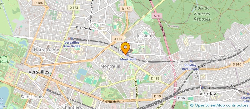 localisation de l'entreprise MADAME YVANNA HERBE à VERSAILLES