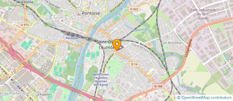localisation de l'entreprise MADAME YVANNE BAMMA à SAINT-OUEN-L'AUMONE