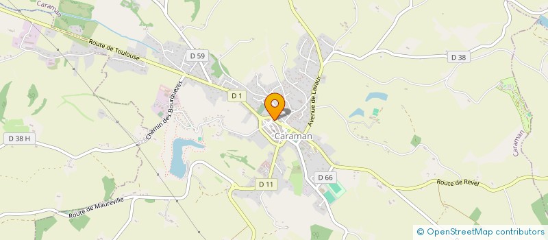 localisation de l'entreprise MADAME YVANNE LE CORNET  SAINT-ORENS-DE-GAMEVILLE