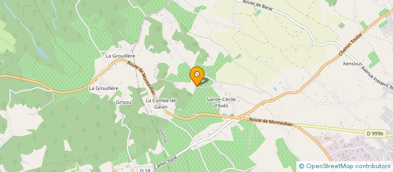 localisation de l'entreprise MADAME YVANNE MAUREL  GAILLAC