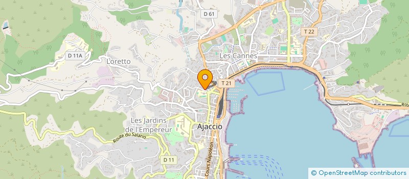 localisation de l'entreprise MADAME YVELINE ABGRALL  AJACCIO