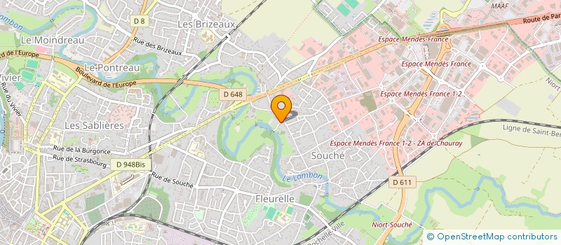 localisation de l'entreprise MADAME YVELINE APEREE  NIORT