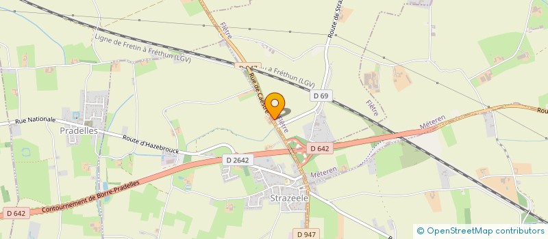 localisation de l'entreprise MADAME YVELINE BILLAU  FLETRE