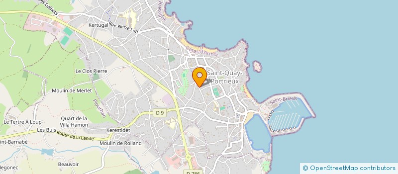 localisation de l'entreprise MADAME YVELINE BODIN  SAINT-QUAY-PORTRIEUX