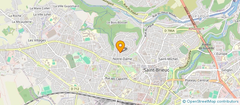 localisation de l'entreprise MADAME YVELINE CARPIER à SAINT-BRIEUC