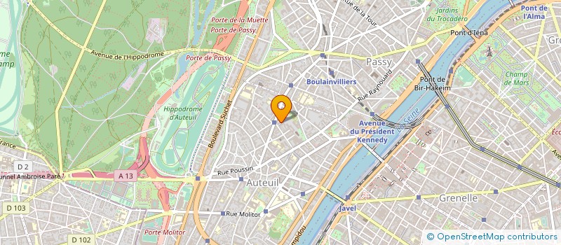 localisation de l'entreprise MADAME YVELINE DOUCET  PARIS