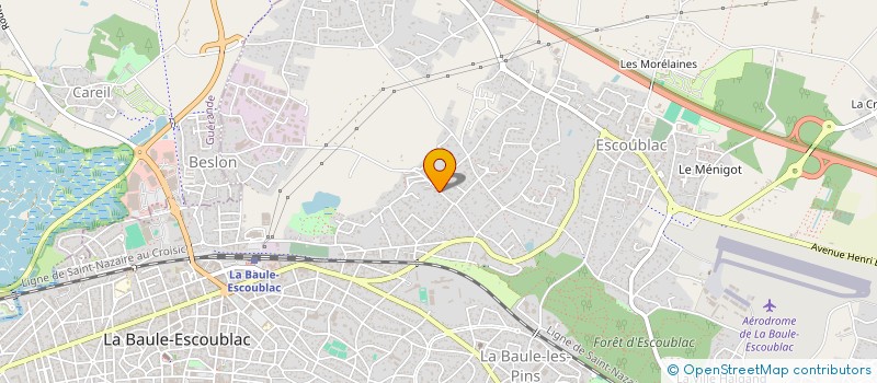 localisation de l'entreprise MADAME YVELINE DURE  LA BAULE-ESCOUBLAC