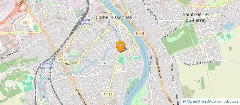 localisation de l'entreprise MADAME YVELINE HU à CORBEIL-ESSONNES