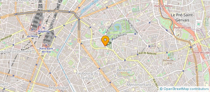 localisation de l'entreprise MADAME YVELINE HUGUET  PARIS