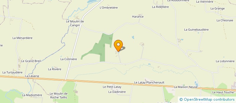 localisation de l'entreprise MADAME YVELINE JAGUELIN  PREE-D'ANJOU