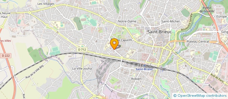 localisation de l'entreprise MADAME YVELINE LE BARS à SAINT-BRIEUC