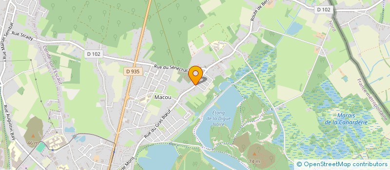 localisation de l'entreprise MADAME YVELINE MARY  CONDE-SUR-L'ESCAUT