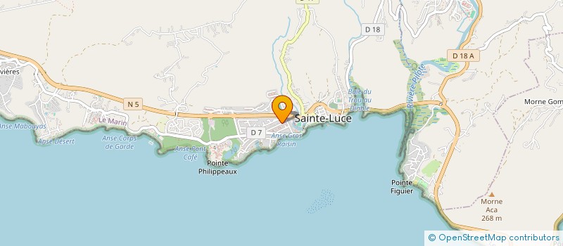 localisation de l'entreprise MADAME YVELINE MONRAPHA à SAINTE-LUCE