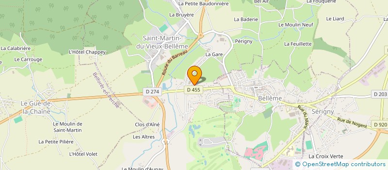 localisation de l'entreprise MADAME YVELINE NICOLE à SAINT-MARTIN-DU-VIEUX-BELLEME