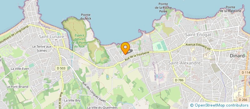 localisation de l'entreprise MADAME YVELINE NOSPOMME  SAINT-LUNAIRE