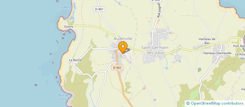 localisation de l'entreprise MADAME YVELINE RENET  LA HAGUE