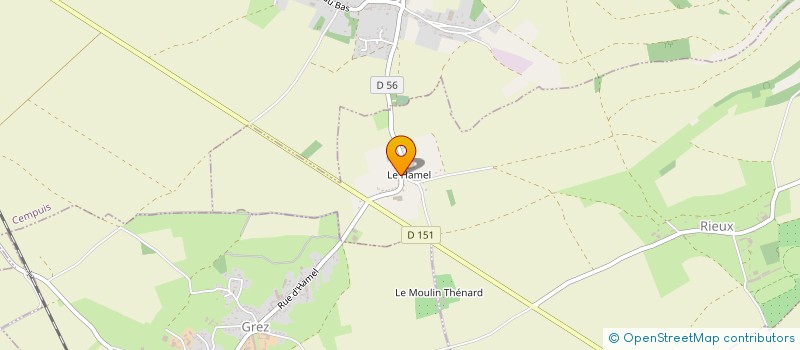 localisation de l'entreprise MADAME YVELINE TAINMONT à LE HAMEL
