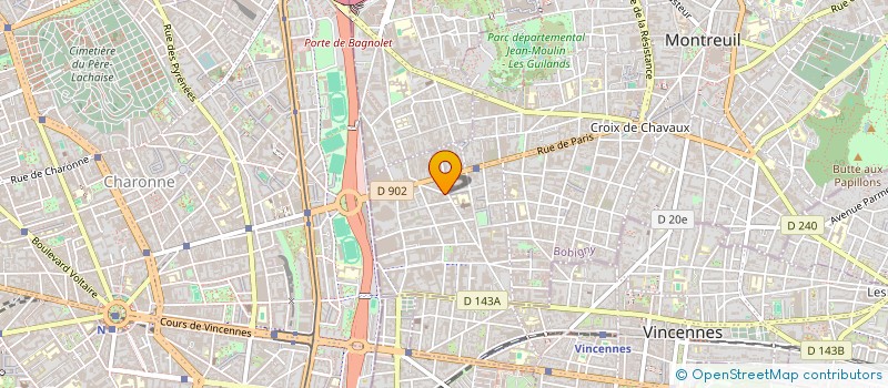 localisation de l'entreprise MADAME YVELINE TROPEA à MONTREUIL
