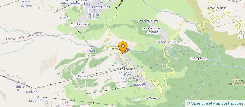 localisation de l'entreprise MADAME YVELINE VERA  JARRIER