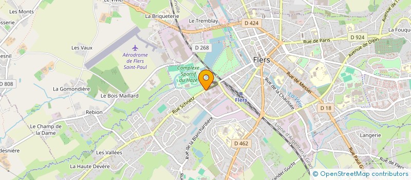 localisation de l'entreprise MADAME YVELINE VILAIN à FLERS