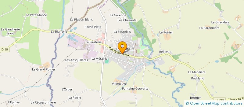localisation de l'entreprise MADAME YVELISE BERNARD à MONTAUDIN