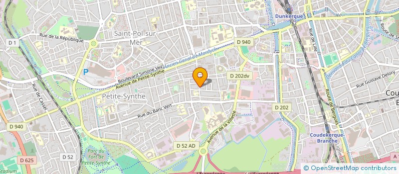 localisation de l'entreprise MADAME YVELISE BRIOIT à DUNKERQUE
