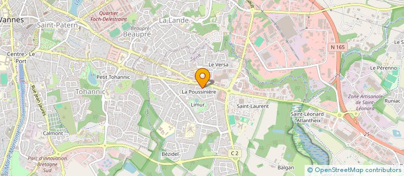 localisation de l'entreprise MADAME YVELISE BRISARD à SENE