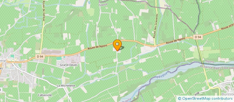 localisation de l'entreprise MADAME YVELISE LAMOUROUX  TULETTE