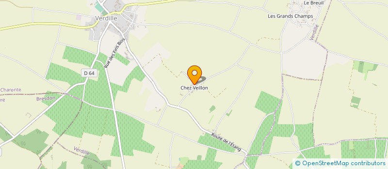 localisation de l'entreprise MADAME YVELISE VOYER  VERDILLE