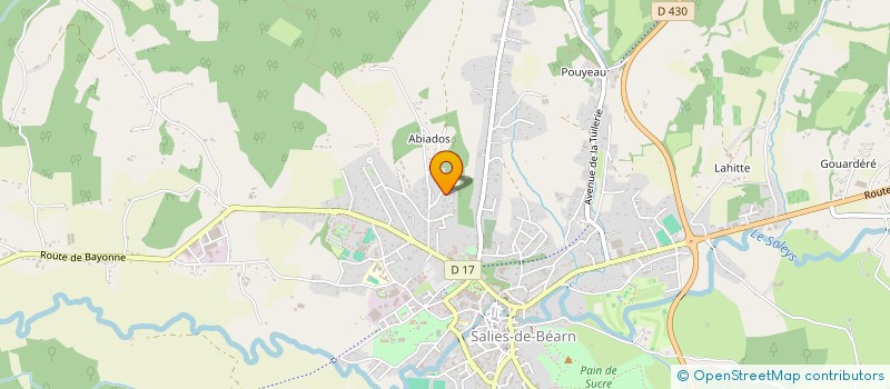 localisation de l'entreprise MADAME YVETTE ANDRES à SALIES-DE-BEARN