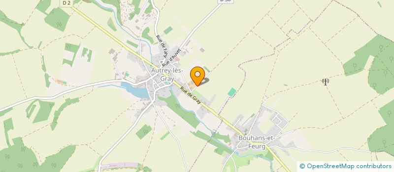 localisation de l'entreprise MADAME YVETTE AUBAGUE  AUVET-ET-LA-CHAPELOTTE