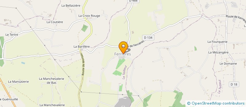 localisation de l'entreprise MADAME YVETTE BAHIER à LE TEILLEUL