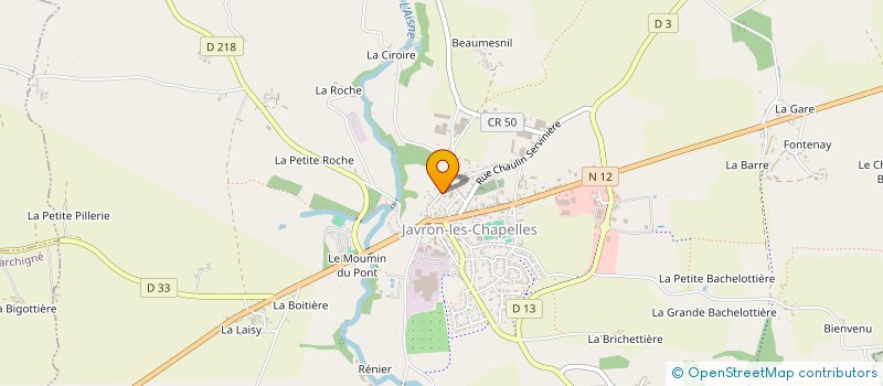 localisation de l'entreprise MADAME YVETTE BARBE  JAVRON-LES-CHAPELLES