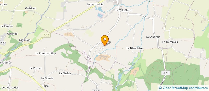 localisation de l'entreprise MADAME YVETTE BARBE  LA BAUSSAINE