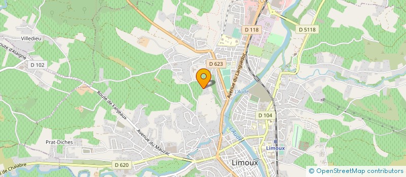 localisation de l'entreprise MADAME YVETTE BAREIL à LIMOUX